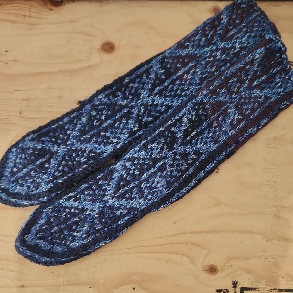 Genuine Afghan Slipper Socks NWT